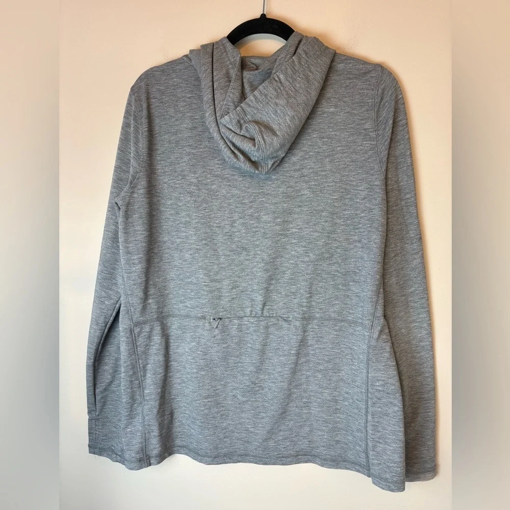 Vineyard Vines Performance Grey Drawstring Hoodie Pullover Sweatshirt Top Large - Picture 8 of 12